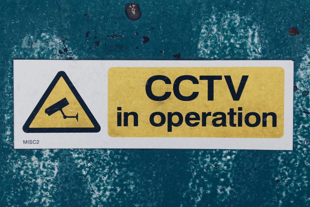 CCTV in operation signage